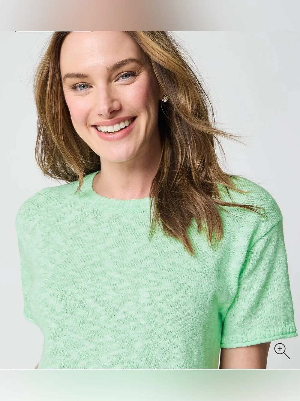 J. Crew Short-Sleeve Relaxed Beach Sweater